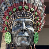 Native Chief Recycled Metal Art Sculpture