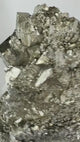 A+ Cubic Pyrite Cluster on Custom Metal Spinning Stand with Graceful Design & Magnetic Feature from Colombia
