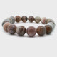 Botswana Agate Beaded Bracelet 10mm Rounds
