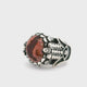 Mexican Fire Opal on Hand of Fatima Band