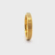 Tungsten Ring Gold With Shiny Beveled Edge 4mm s11