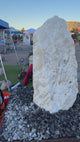 White Cosmic Fossil Onyx Boulder Fountain - 3 Cuts