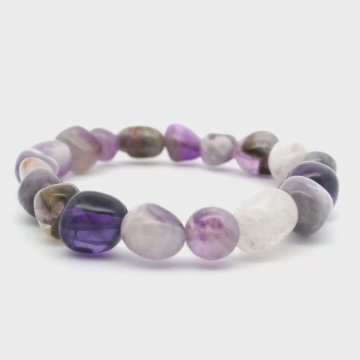 Amethyst Nugget Tumbled Bracelet