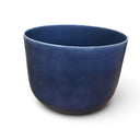 Rare Earth Gallery 10-inch lapis lazuli gem-infused quartz singing bowl tuned to note D at 440 Hz