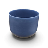 Rare Earth Gallery 10-inch Lapis Lazuli singing bowl in deep blue, tuned to note F at 1440Hz for sound healing.