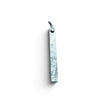 Rare Earth Gallery Muonionalusta meteorite ingot pendant featuring a distinct Widmanstatten pattern on silver metal