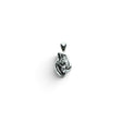Rare Earth Gallery Campo De Cielo meteorite pendant featuring an organic nugget shape in a 925 sterling silver bezel