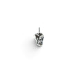 Rare Earth Gallery Campo De Cielo meteorite pendant featuring a dainty organic nugget in a 925 sterling silver bezel