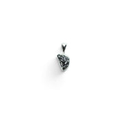Rare Earth Gallery Campo De Cielo meteorite pendant featuring an organic nugget shape set in 925 sterling silver.