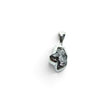 Rare Earth Gallery Campo De Cielo meteorite pendant featuring an organic nugget shape set in 925 sterling silver