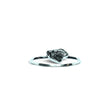 Rare Earth Gallery Campo De Cielo meteorite twist bracelet featuring a cambered nugget set in a polished silver bezel.