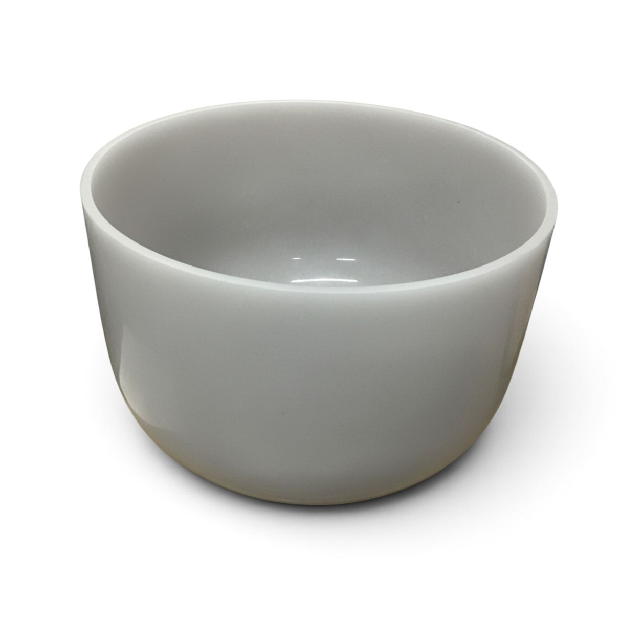 Rare Earth Gallery 10-inch obsidian gem-infused quartz singing bowl tuned to note G at 440 Hz