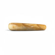 Rare Earth Gallery peach moonstone massage wand with smooth polished surface and natural marbled cream patterns.