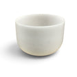 Rare Earth Gallery 10-inch white obsidian singing bowl tuned to note B for sound healing and meditation